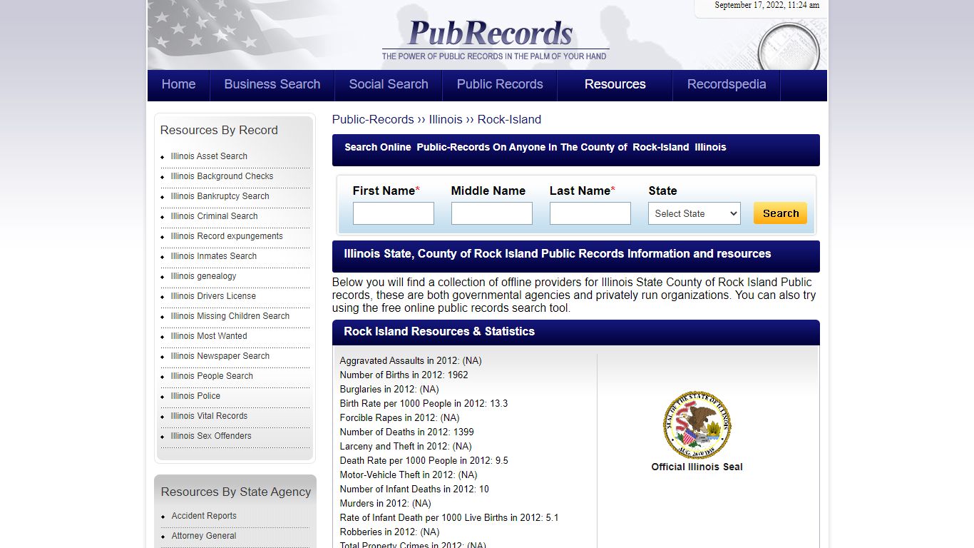Rock Island County, Illinois Public Records - Pubrecords.com